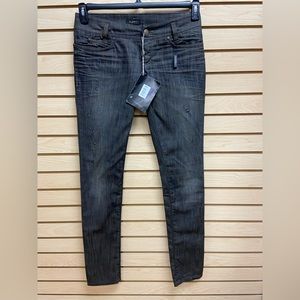 NWT BYBLOS MEN FASHIONABLE JEANS MADE IN ITALY SIZE 28 INSEAM 34